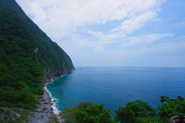 Qingshui Szikla Egyik Leglátványosabb Látnivaló Tajvan Csendes Óceáni Partján Egyik — Stock Fotó