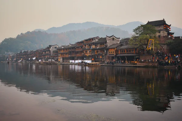 Ancient Town Fenghuang One Most Historical Cultural Cities One Ten — Stock Photo, Image