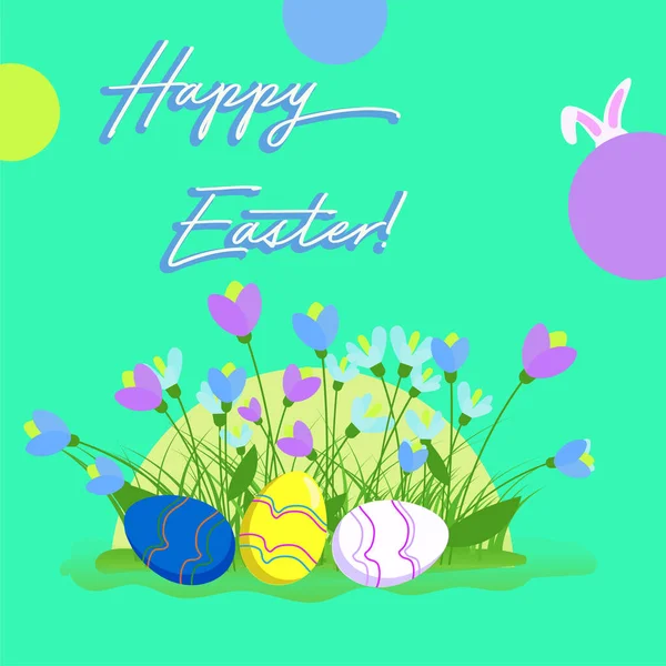 Yumurtalı Paskalya tebrik kartı