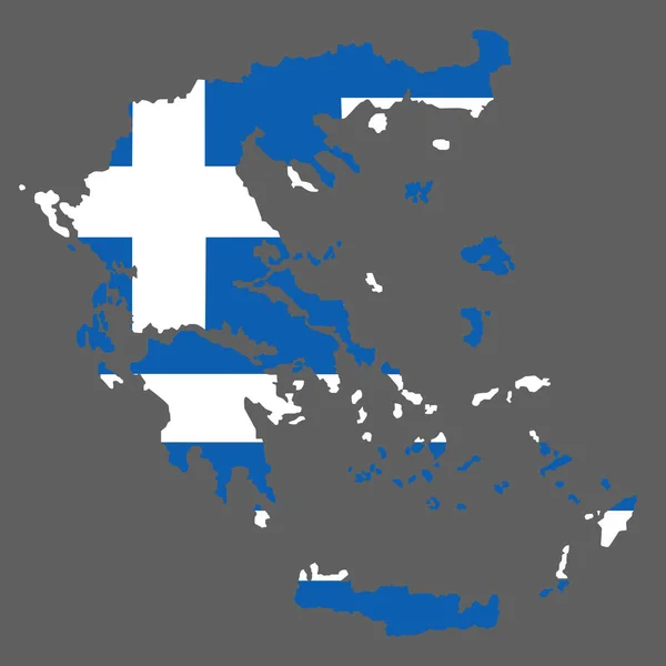 Yunanistan 'ı Avrupa haritası ile Haritala