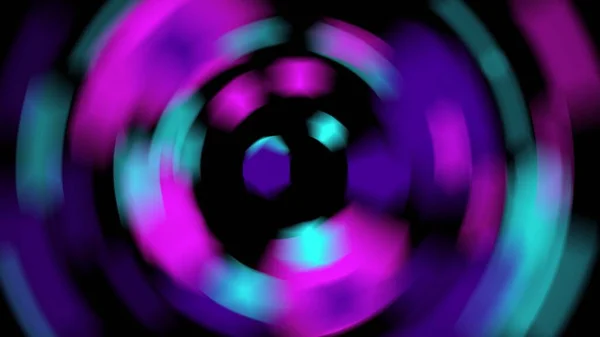 Verwischen Radiale Hintergrundlinse Wirbeleffekt Magenta Violett Blau Meergrün — Stockfoto