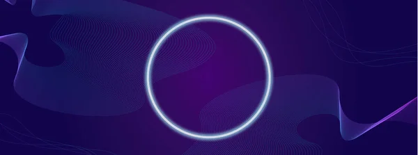 soyut arkaplan neon çember gradyan zenciler koyu mor menekşe