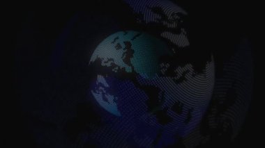 küresel hareket alanı koyu katı küre