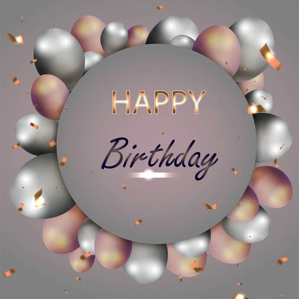 Mutlu yıllar balonlar, tebrik kartları.