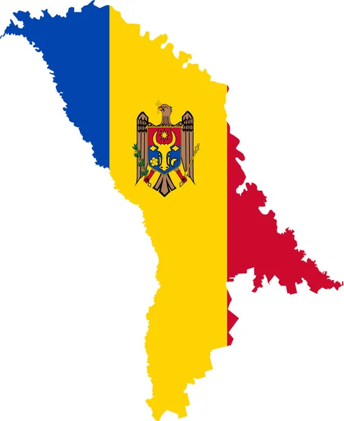 Moldova 'yı Avrupa haritası ile haritala