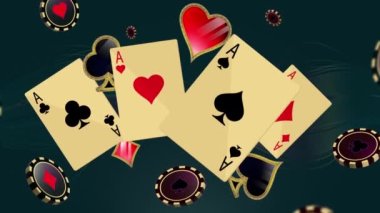 Kumarhane geçmişi, kumar, hareket görüntüleri.