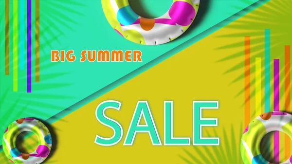 sale flyer design big summer sale