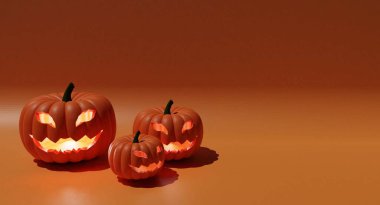 Cadılar Bayramı balkabakları Jack fener bayrağı 