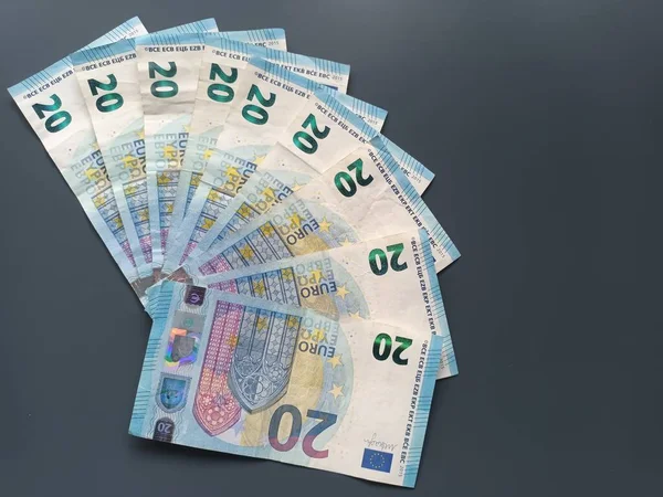 Waluta Unii Europejskiej Wiele Euro — Zdjęcie stockowe