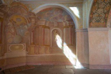 wita Lipka, Polonya - Haziran - Polonya 'daki Masurian-ılık topraklarda antik Marian Tapınağı, birçok hacının ziyaret ettiği Mary ibadethanesi..