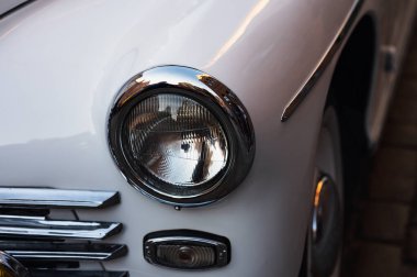 Olsztyn, Poland - 31 August 2022, Rally of Old Cars of the Polish brand Warsaw