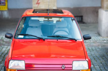 Olsztyn, Poland - 31 August 2022, Rally of Old Cars car Renault 5
