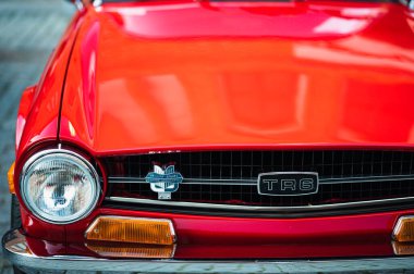 Olsztyn, Poland - 31 August 2022, Rally of Old Cars car Triumph