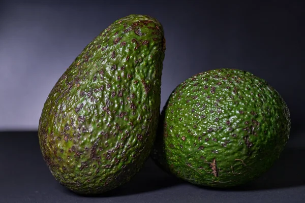 Two ripe avocados for salad in a healthy meal. — Stock Photo, Image