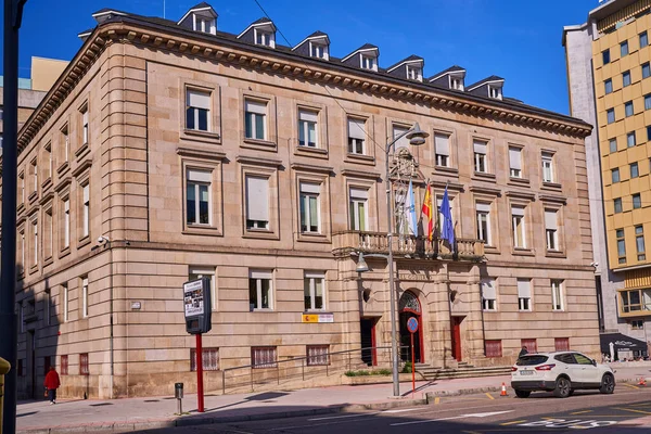 Ourense, Spain january 21 2022, Government Sub-delegation building — стокове фото