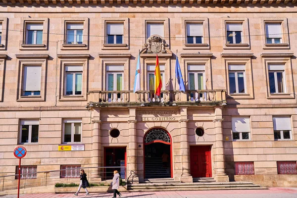 Ourense, Spain january 21 2022, Government Sub-delegation building — стокове фото