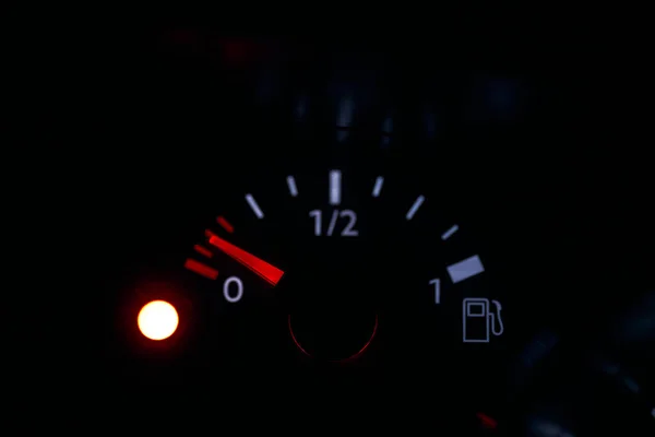Gasoline Reserve Indicator Frame Car High Quality Photo — Stock Photo, Image
