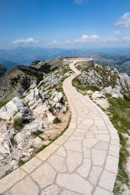 Njegos Mausoleum in Cetinje on mountain Lovcen, Montenegro