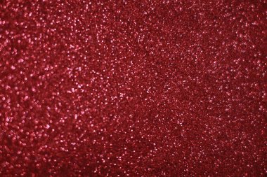 Bokeh odaklı ışıklarla kırmızı parıltılı soyut arkaplan