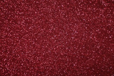 Bokeh odaklı ışıklarla kırmızı parıltılı soyut arkaplan