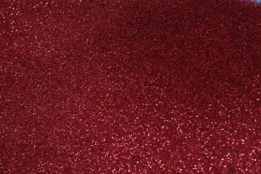 Bokeh odaklı ışıklarla kırmızı parıltılı soyut arkaplan