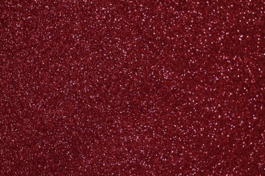 Bokeh odaklı ışıklarla kırmızı parıltılı soyut arkaplan