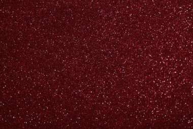 Bokeh odaklı ışıklarla kırmızı parıltılı soyut arkaplan