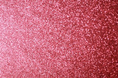 Pembe parıltılı soyut arkaplan ve Bokeh odaklı ışıklar