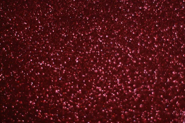 Rött Glitter Abstrakt Bakgrund Med Bokeh Defocused Lampor — Stockfoto