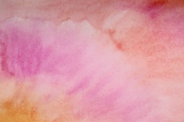 Arkaplan olarak soyut suluboya dokusu. Kağıtta renkli sıçramalar