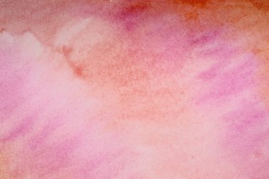 Abstract watercolor background painting in pastel colors