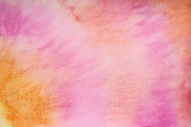 Abstract watercolor background painting in pastel colors