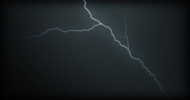 ışıklandırma efekti siyah arkaplanda izole edildi