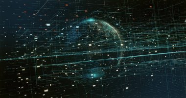 Dijital veri arkaplanı