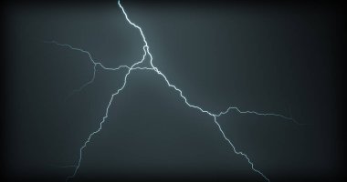ışıklandırma efekti siyah arkaplanda izole edildi