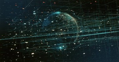 Dijital veri arkaplanı