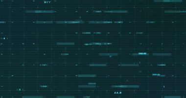 Soyut dijital veri arkaplanı, 3B oluşturma
