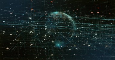 Dijital veri arkaplanı