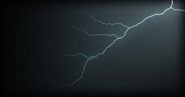 ışıklandırma efekti siyah arkaplanda izole edildi