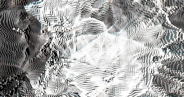 Abstrakte Gitter Formen Landschaft Hintergrund Darstellung — Stockfoto