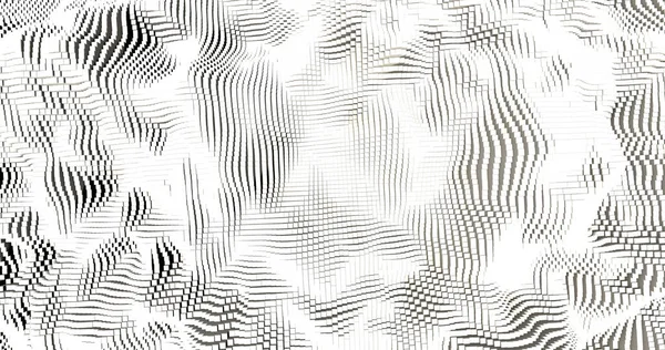 Abstrakte Gitter Formen Landschaft Hintergrund Darstellung — Stockfoto