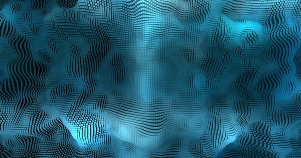 抽象グリッド形状の風景背景 3Dレンダリング — ストック写真