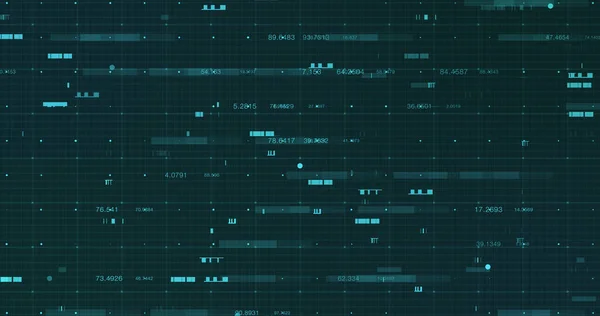 Abstrakt Digital Data Bakgrund Rendering — Stockfoto