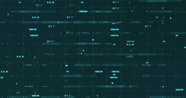 Abstrakter Digitaler Datenhintergrund Rendering — Stockfoto