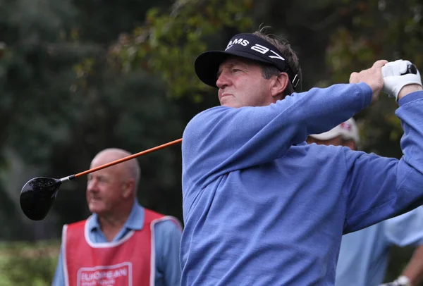 Cannes Mougins Francia Ottobre 2010 Senior Golfer Sul Campo Golf — Foto Stock