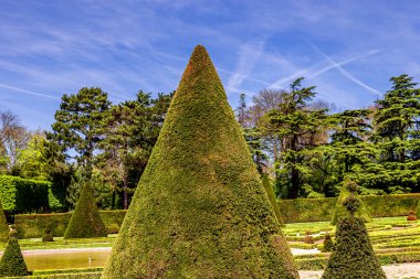 Sceaux, Fransa, 12 Nisan 2017: chateau bahçeleri de Sceaux, parkta, 12 Nisan 2017 Sceaux, Fransa