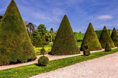 Sceaux, Fransa, 12 Nisan 2017: chateau bahçeleri de Sceaux, parkta, 12 Nisan 2017 Sceaux, Fransa