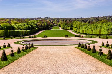 Sceaux, Fransa, 12 Nisan 2017: chateau bahçeleri de Sceaux, parkta, 12 Nisan 2017 Sceaux, Fransa
