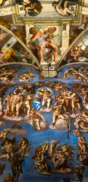Cidade Vaticano Vaticano Junho 2015 Interiores Detalhes Arquitetônicos Capela Sistina — Fotografia de Stock