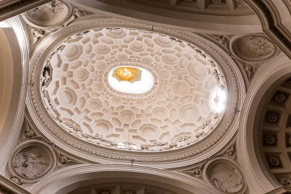 Rome Italië Juni 2015 Interieurs Architectonische Details Van San Carlo — Stockfoto